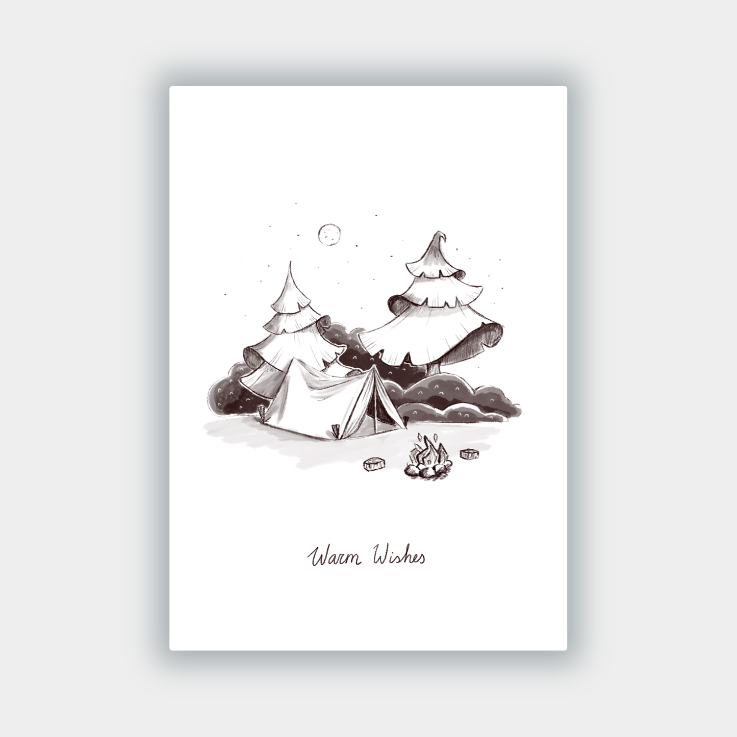 Christmas Cards Set - Warm Wishes From Our Home to Yours