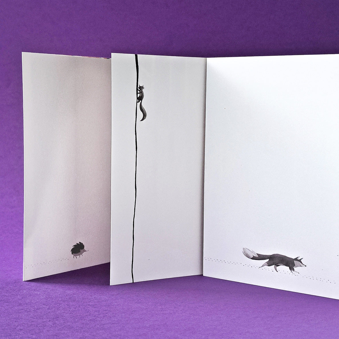 Luxe Christmas Card set - Animals of the Forest