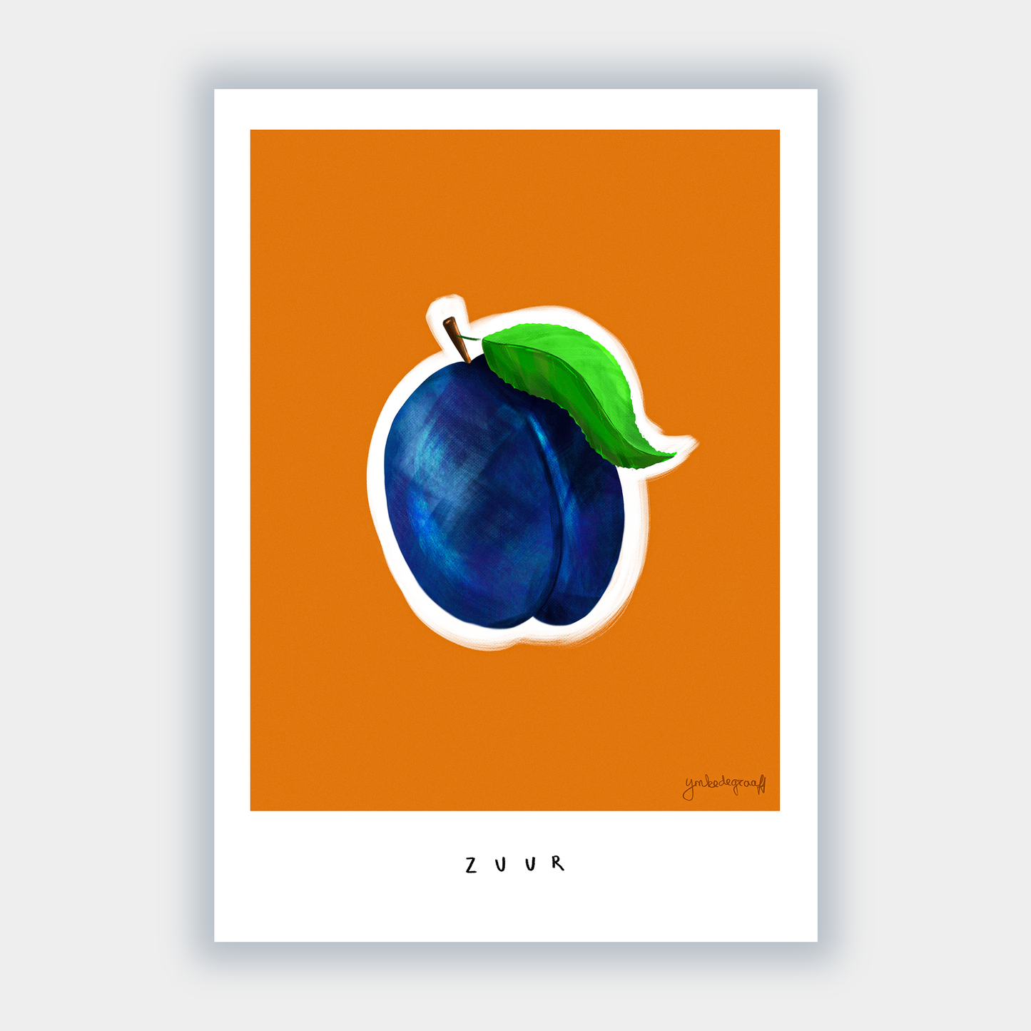 groente & fruit postcard set