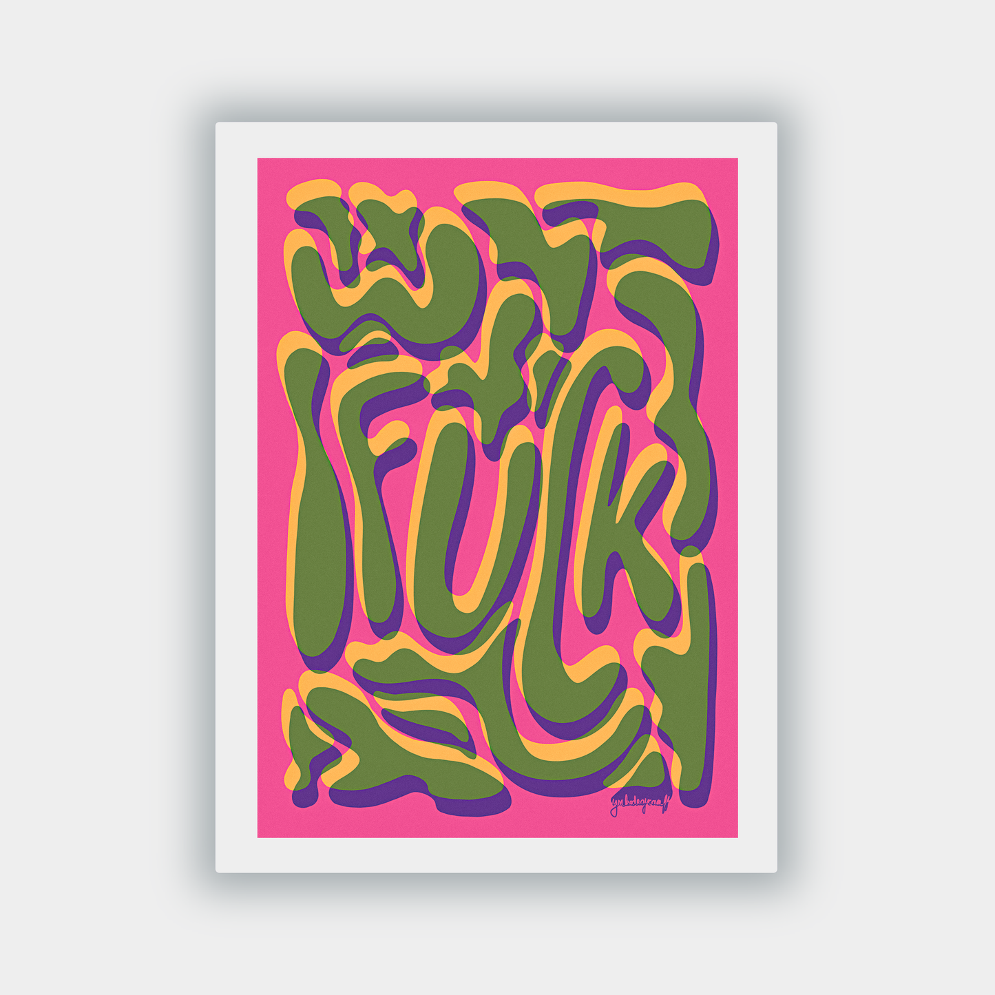 art print - fuck