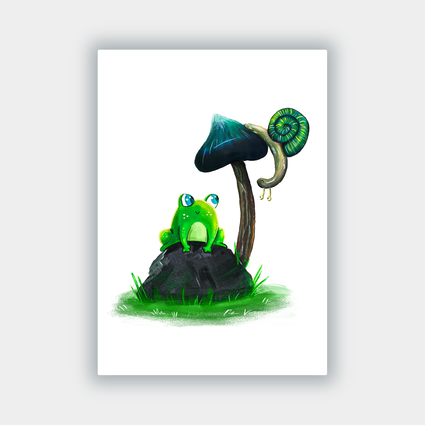 art print - swamp meet cute