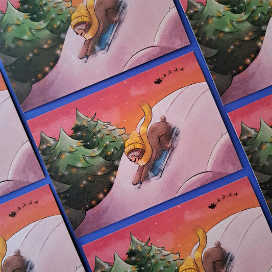 Christmas Cards Set - Stop that Bear!